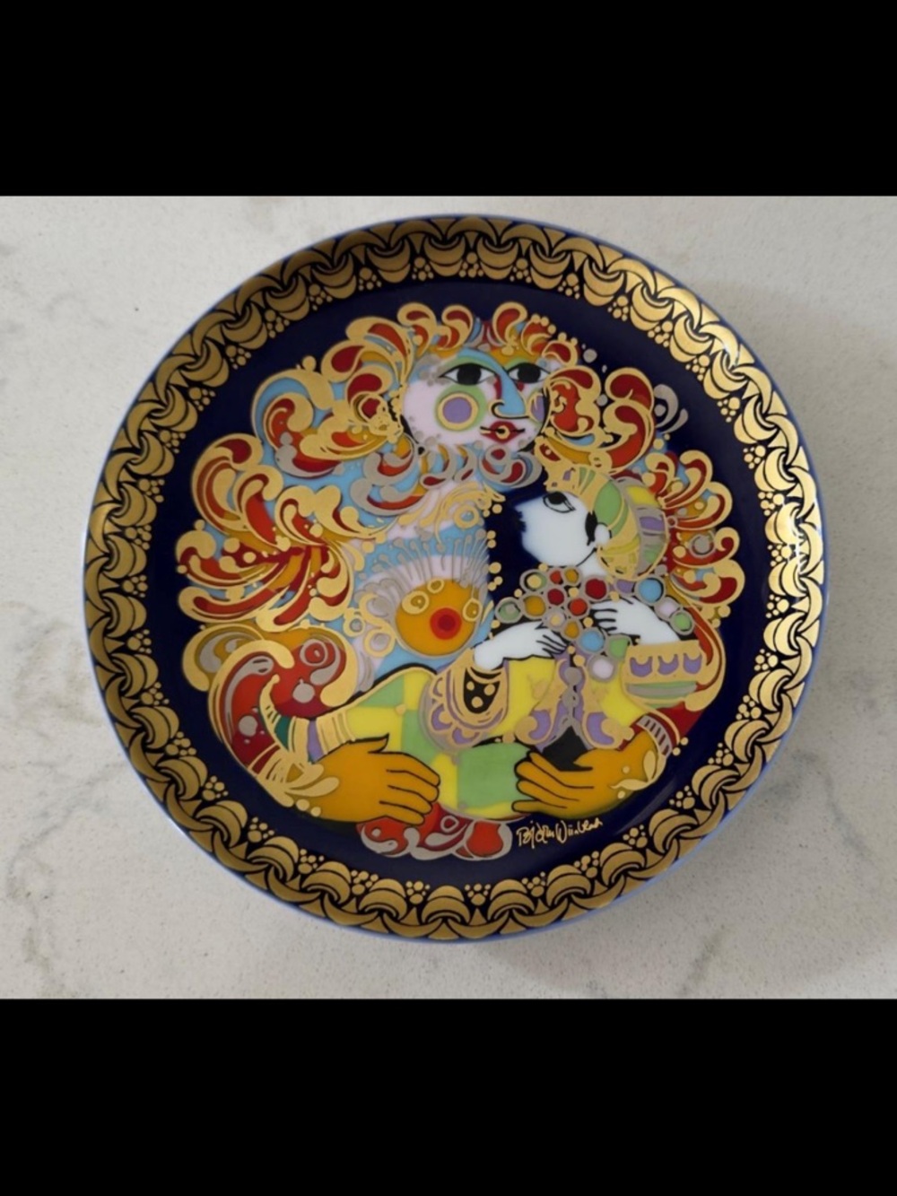 Rosenthal Studio-Linie Bjørn Wiinblad “Aladdin & the Wonderful Lamp” Wall Plate